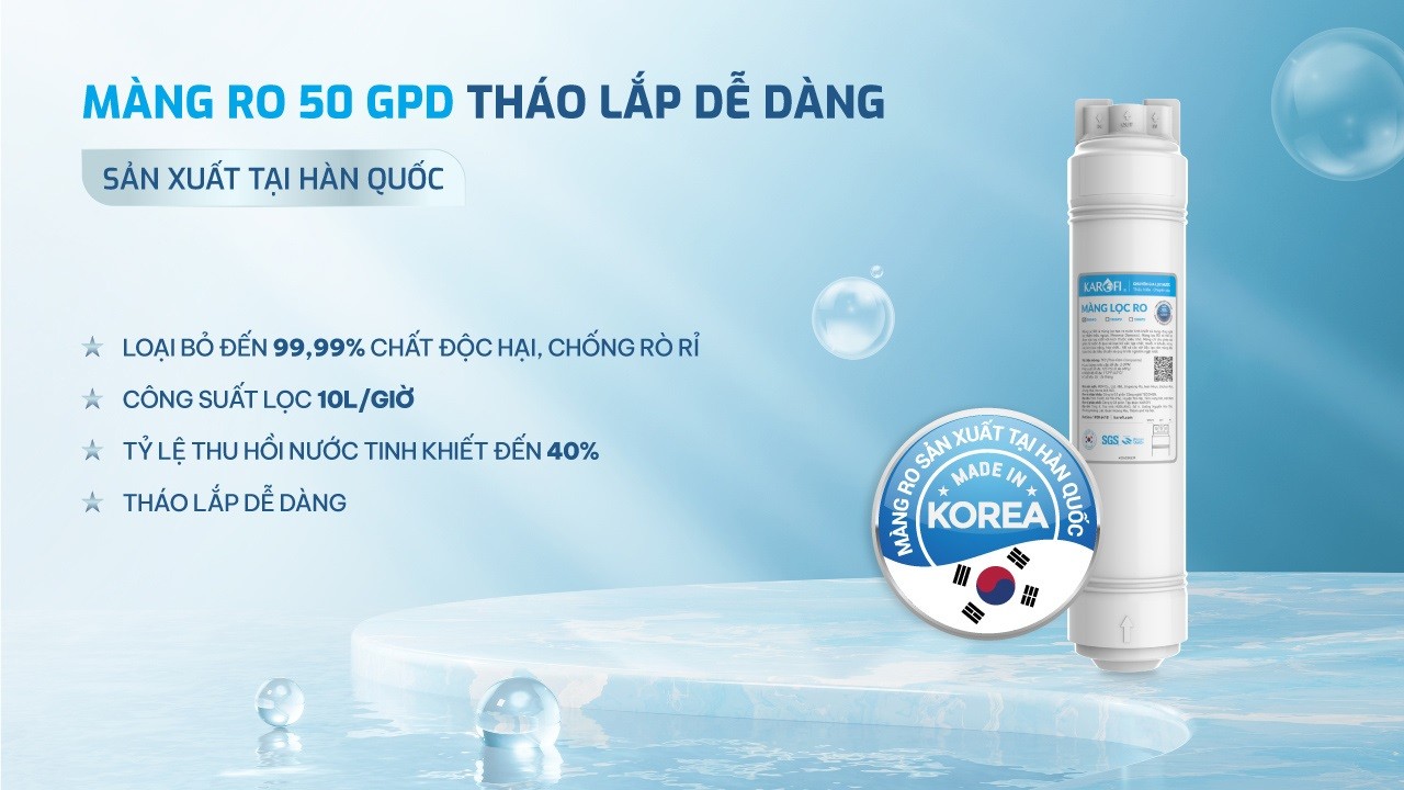 Máy lọc nước nóng lạnh Karofi KAD-L55