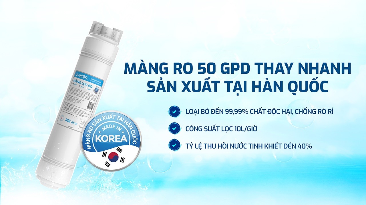 Máy lọc nước nóng nguội Karofi KAH-H58A
