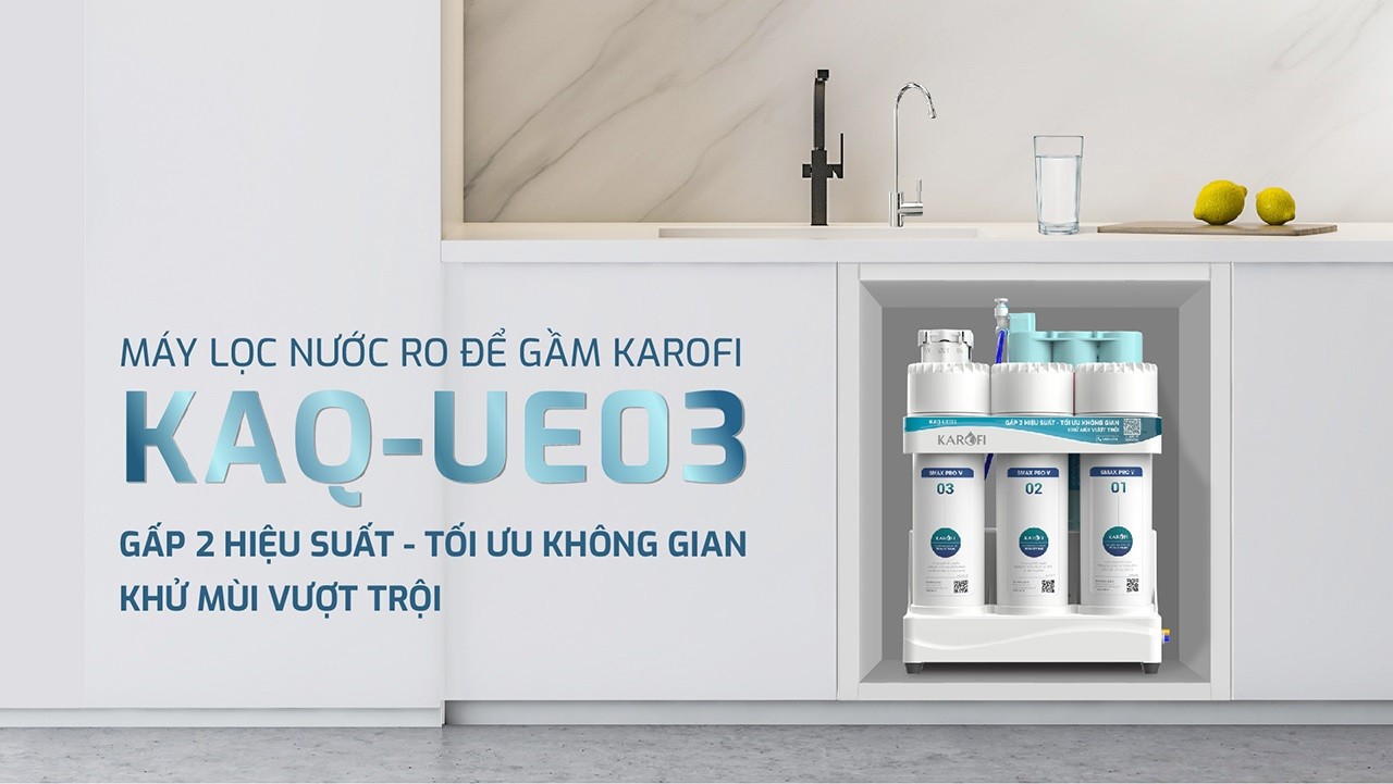 Máy lọc nước RO để gầm Karofi KAQ-UE03