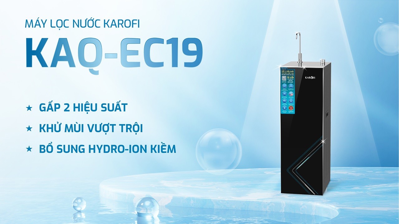 Máy lọc nước RO Karofi KAQ-EC19