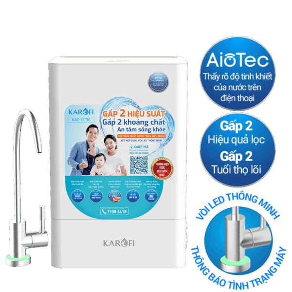 Máy lọc nước RO Karofi KAQ-UC06