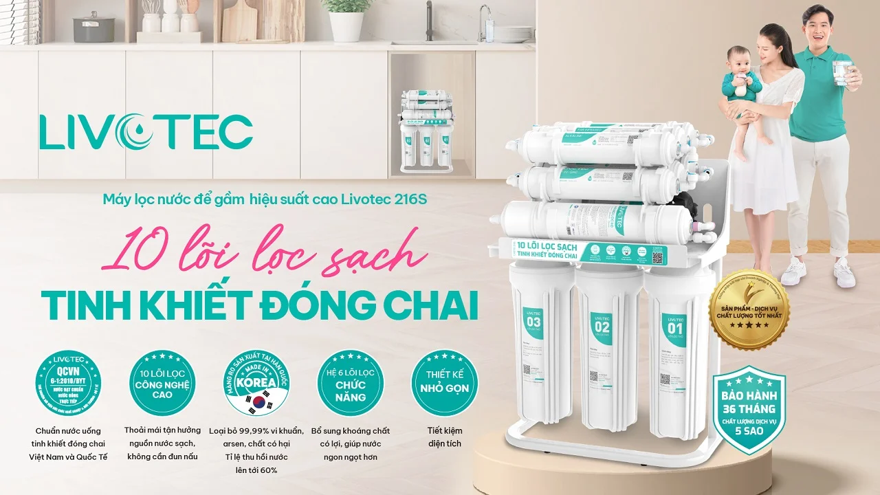 Máy lọc nước RO Livotec 216S