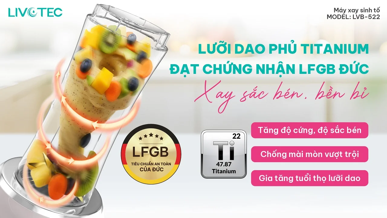 Máy xay sinh tố Livotec LVB-522
