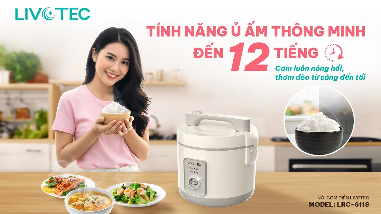 Nồi cơm điện Livotec LRC-6118