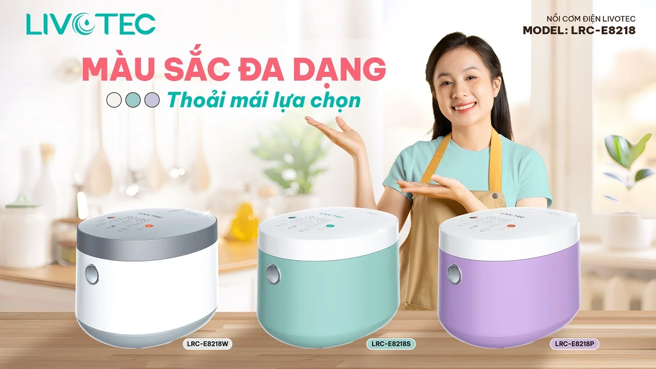 Nồi cơm điện tử Livotec LRC-E8218