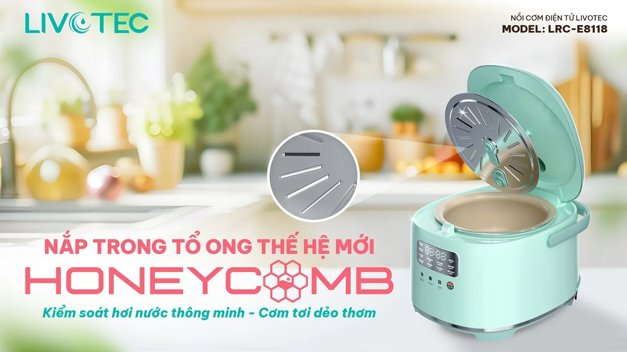 Nồi cơm điện tử Livotec LRC-E8118