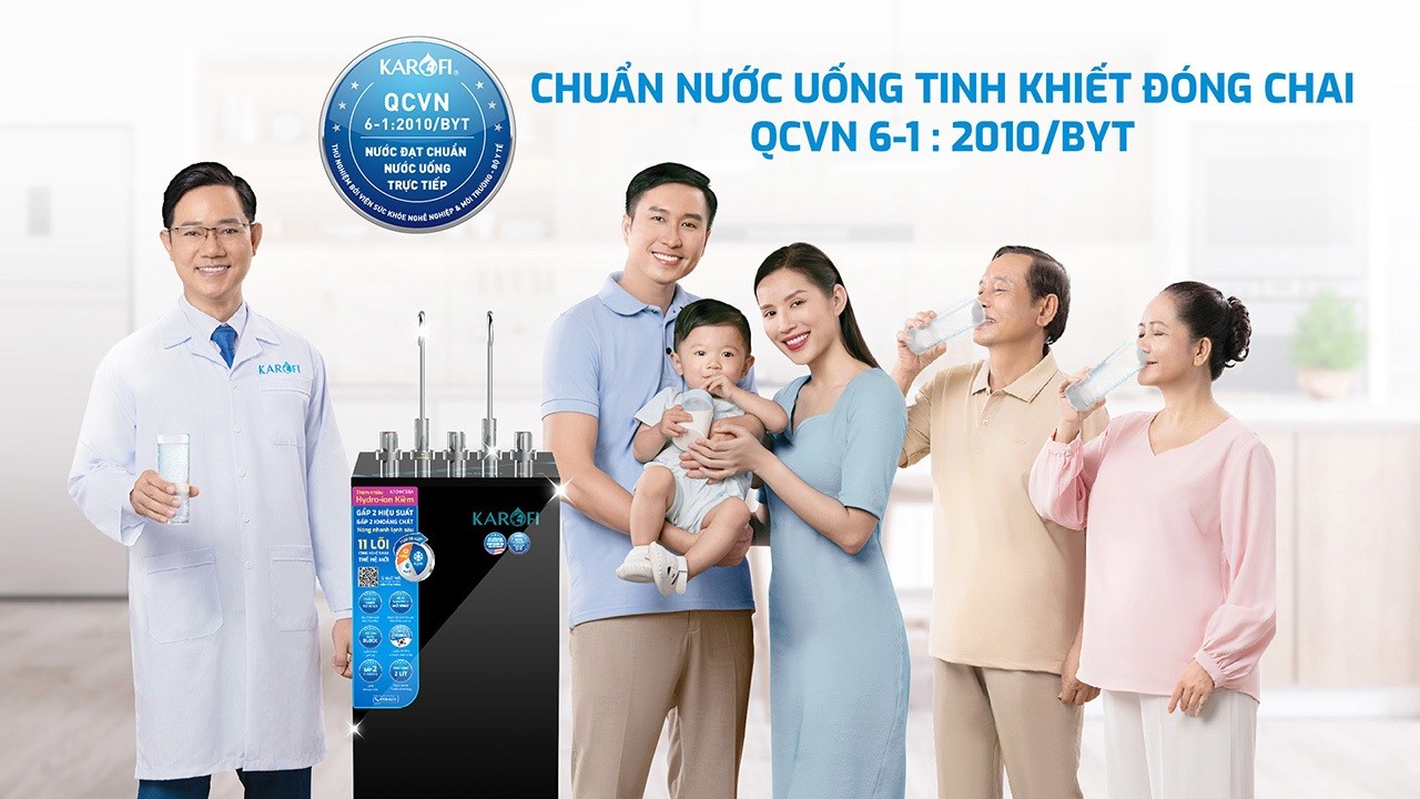 Máy lọc nước nóng lạnh Karofi KAD-HC68A