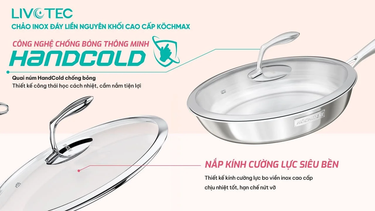 Chảo inox cao cấp Kochmax KMP-28