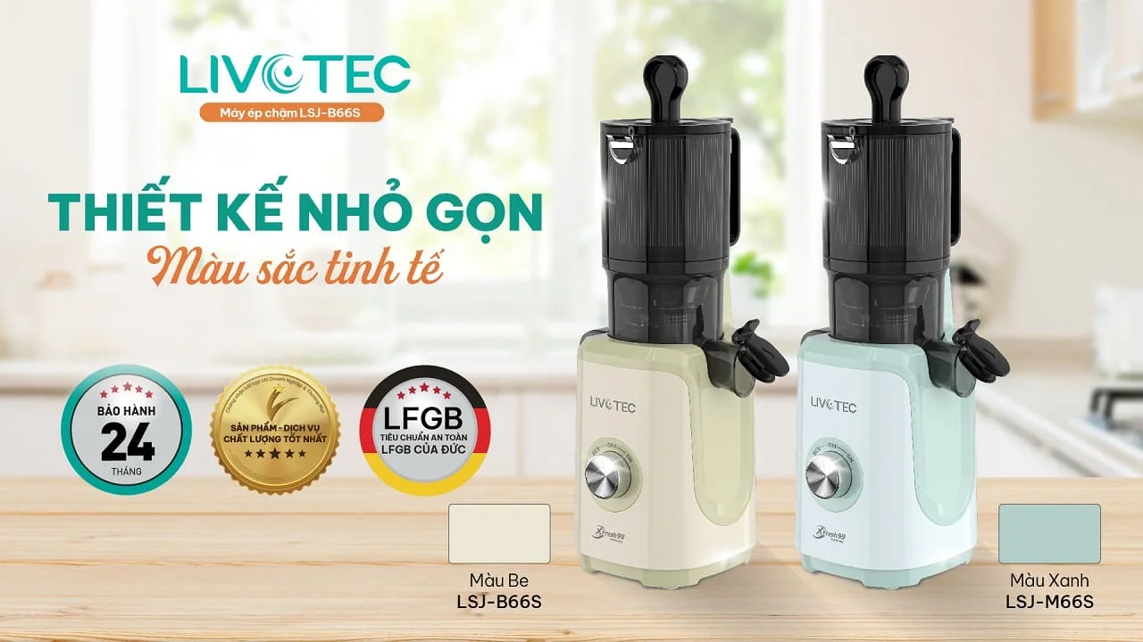 Máy ép chậm Livotec LSJ-B66S