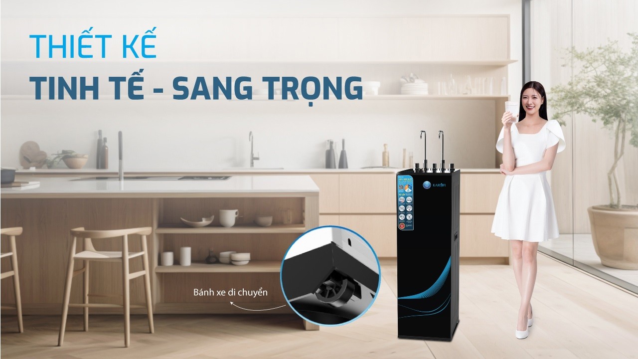 Máy lọc nước nóng lạnh Karofi KAD-L55