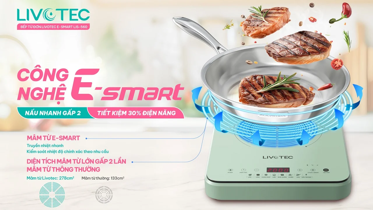 Bếp từ đơn Livotec E-Smart LIS-560