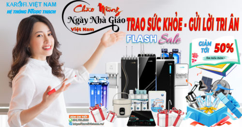 Khuyến mại 20/11 - Tri ân thầy cô – Ngàn ưu đãi đong đầy cùng Karofi Việt Nam