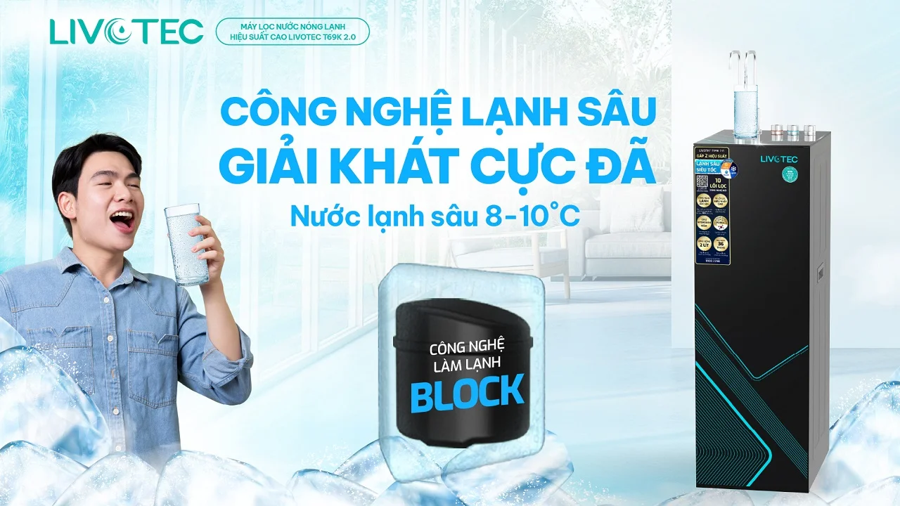 Máy lọc nước nóng lạnh Livotec T69K 2.0