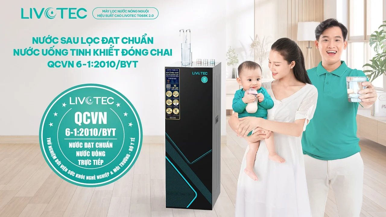Máy lọc nước nóng nguội Livotec TG68K 2.0