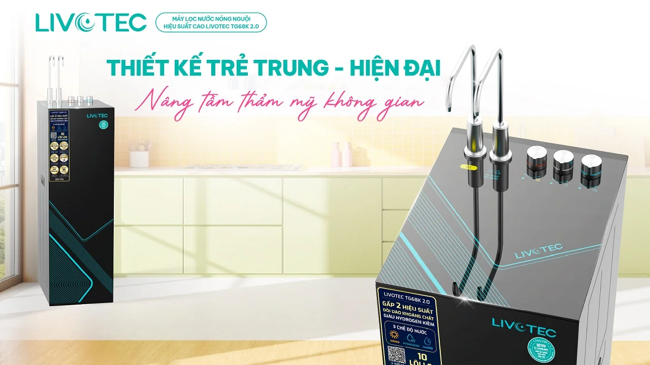 Máy lọc nước nóng nguội Livotec TG68K 2.0