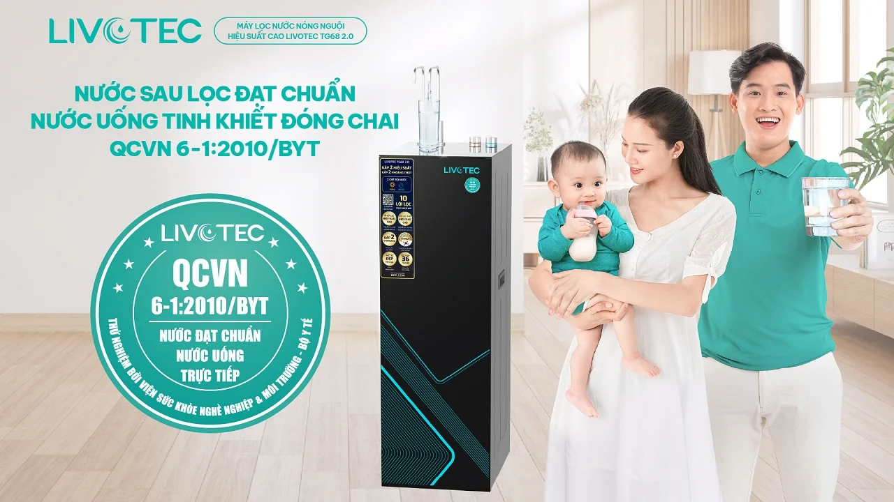 Máy lọc nước nóng nguội Livotec TG68 2.0
