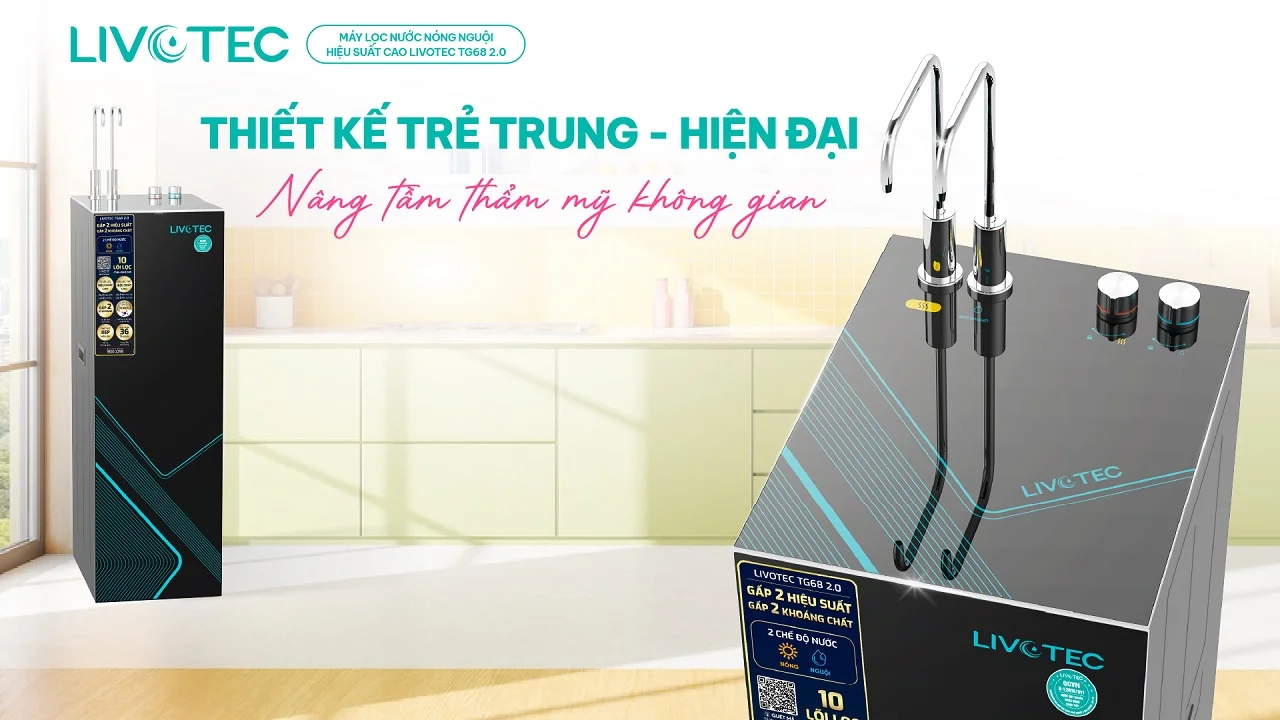 Máy lọc nước nóng nguội Livotec TG68 2.0