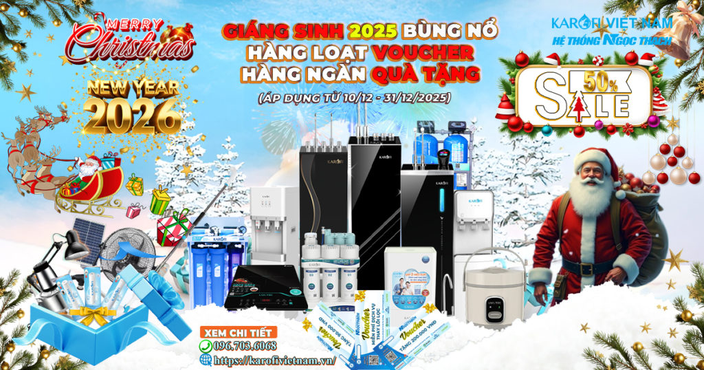 Giáng Sinh 2025 Bùng Nổ: Hàng Loạt Voucher, Hàng Ngàn Quà Tặng Đang Chờ Bạn Tại Karofi Việt Nam!