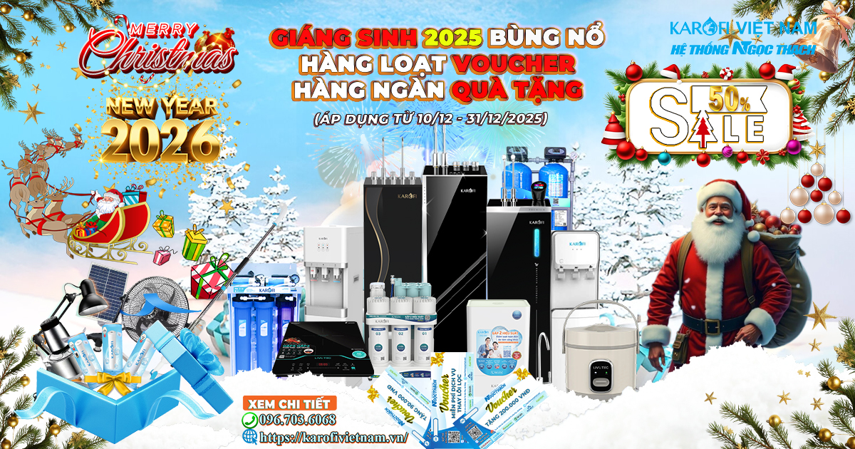 Giáng Sinh 2025 Bùng Nổ: Hàng Loạt Voucher, Hàng Ngàn Quà Tặng Đang Chờ Bạn Tại Karofi Việt Nam!