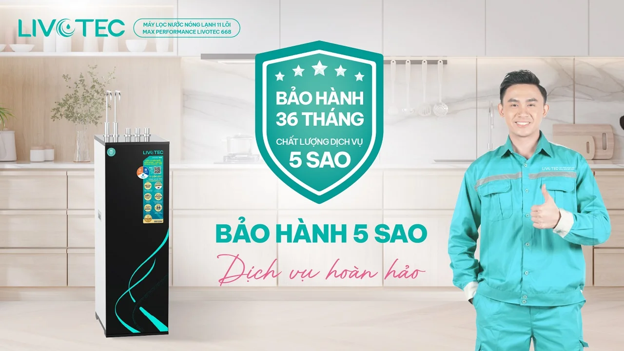 Máy lọc nước nóng lạnh Livotec 668