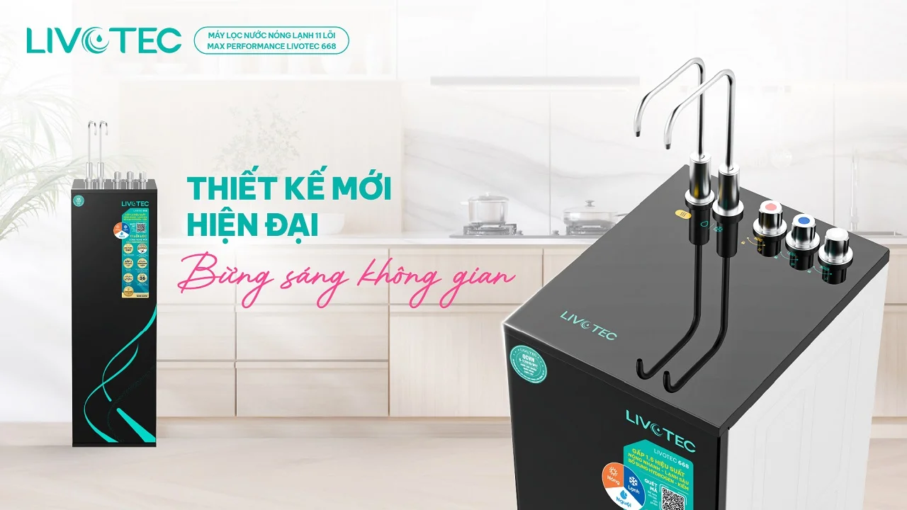 Máy lọc nước nóng lạnh Livotec 668