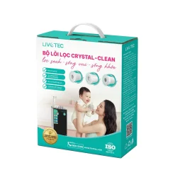 Bộ 3 lõi lọc thô Livotec Crystal-Clean