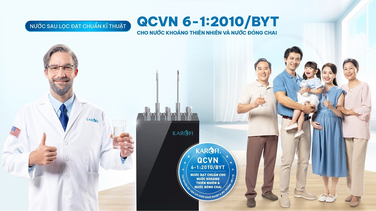 Máy lọc nước nóng lạnh Karofi KAD-GA69