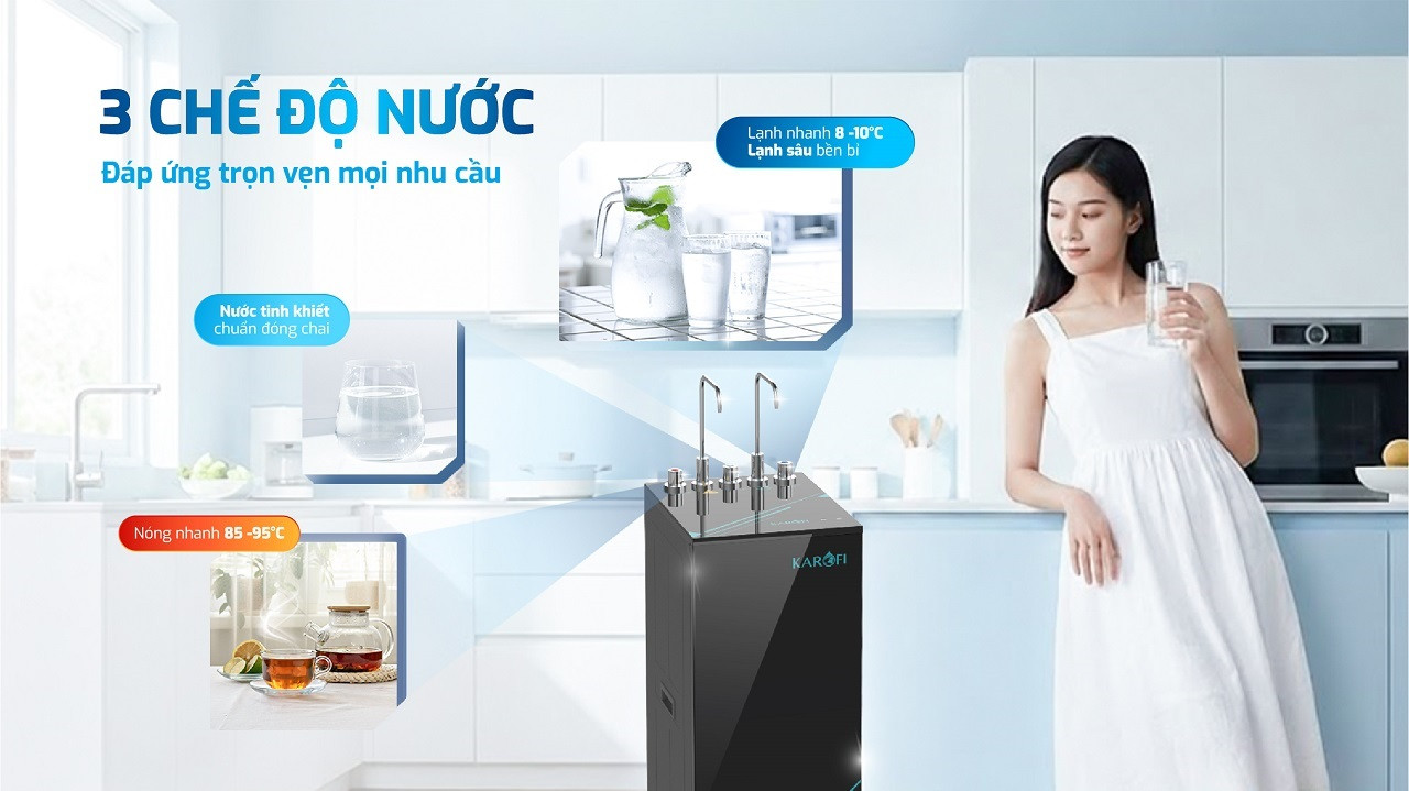 Máy lọc nước nóng lạnh Karofi KAD-GA69