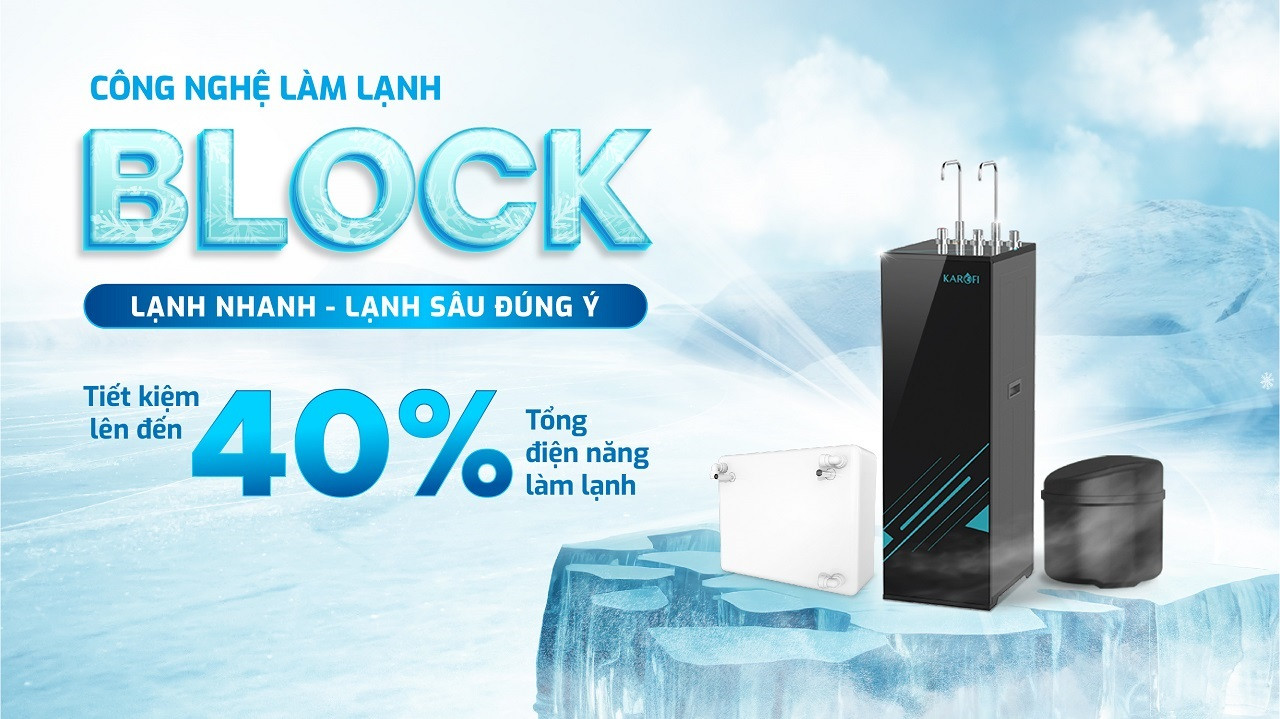 Máy lọc nước nóng lạnh Karofi KAD-GA69