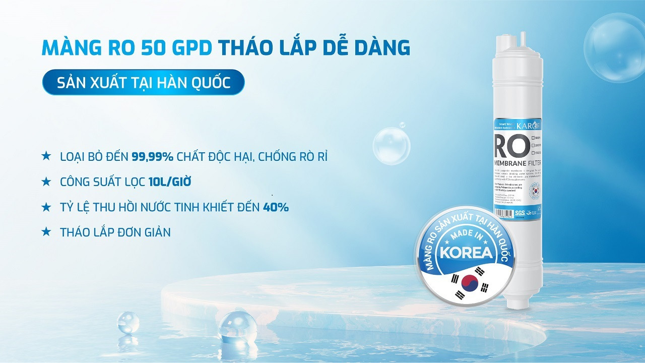 Máy lọc nước nóng lạnh Karofi KAD-GA69