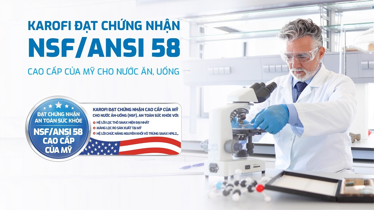 Máy lọc nước nóng lạnh Karofi KAD-GA69