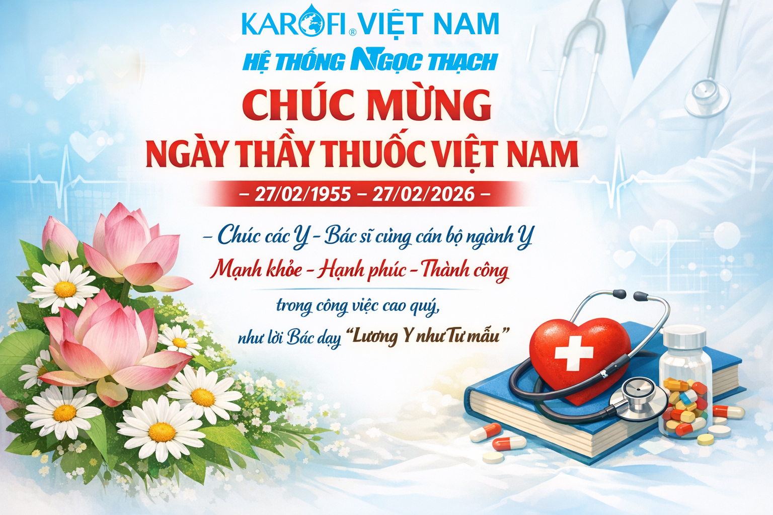 Tri Ân Ngày Thầy Thuốc Việt Nam 27/02 – Tôn Vinh Nghề Nghiệp Cao Quý Và Giá Trị Phục Vụ Của Ngành Y