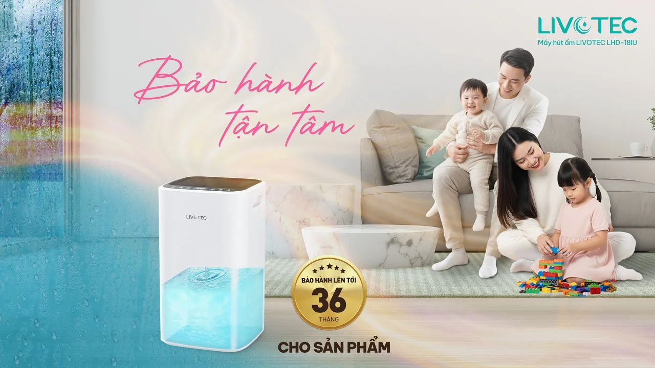 Máy hút ẩm Livotec LHD-18IU (Hút ẩm và lọc không khí)
