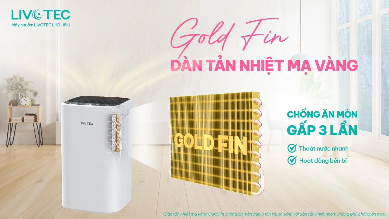 Máy hút ẩm Livotec LHD-18IU (Hút ẩm và lọc không khí)