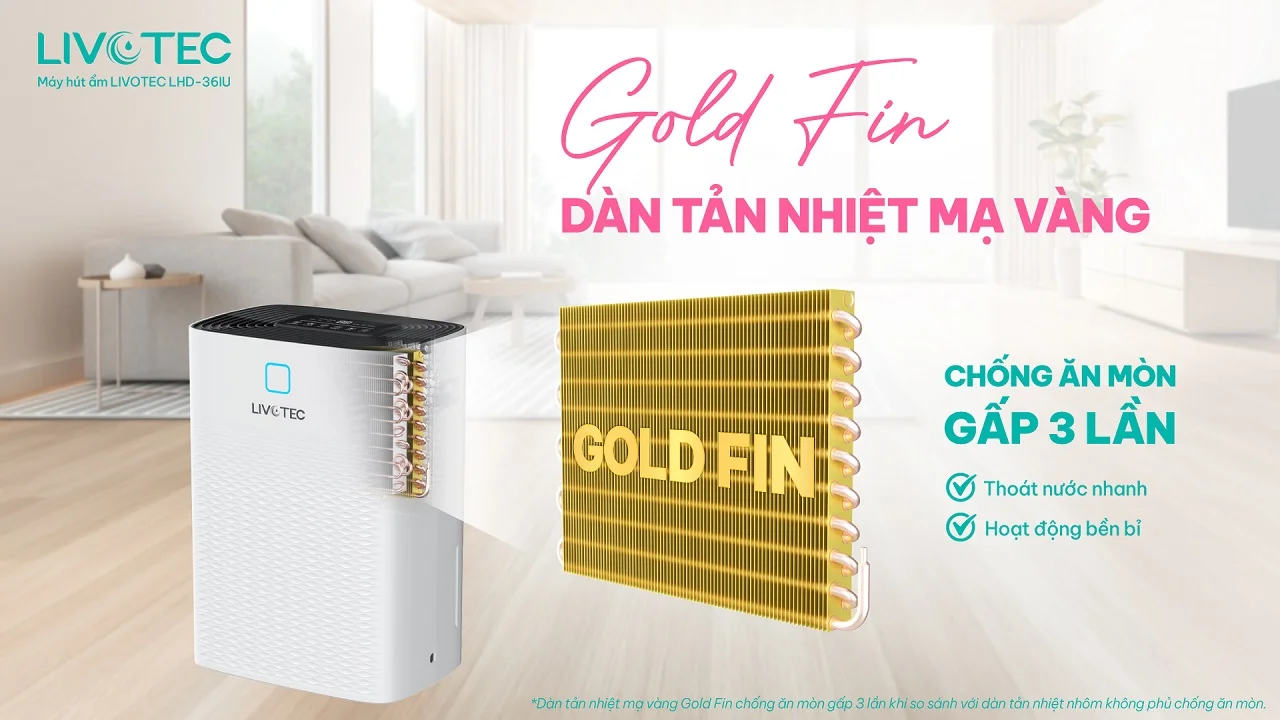 Máy hút ẩm Livotec LHD-36IU (Hút ẩm và lọc không khí)