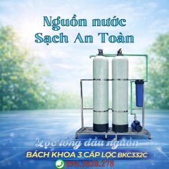 Lọc tổng đầu nguồn 3 cấp lọc BKC332C