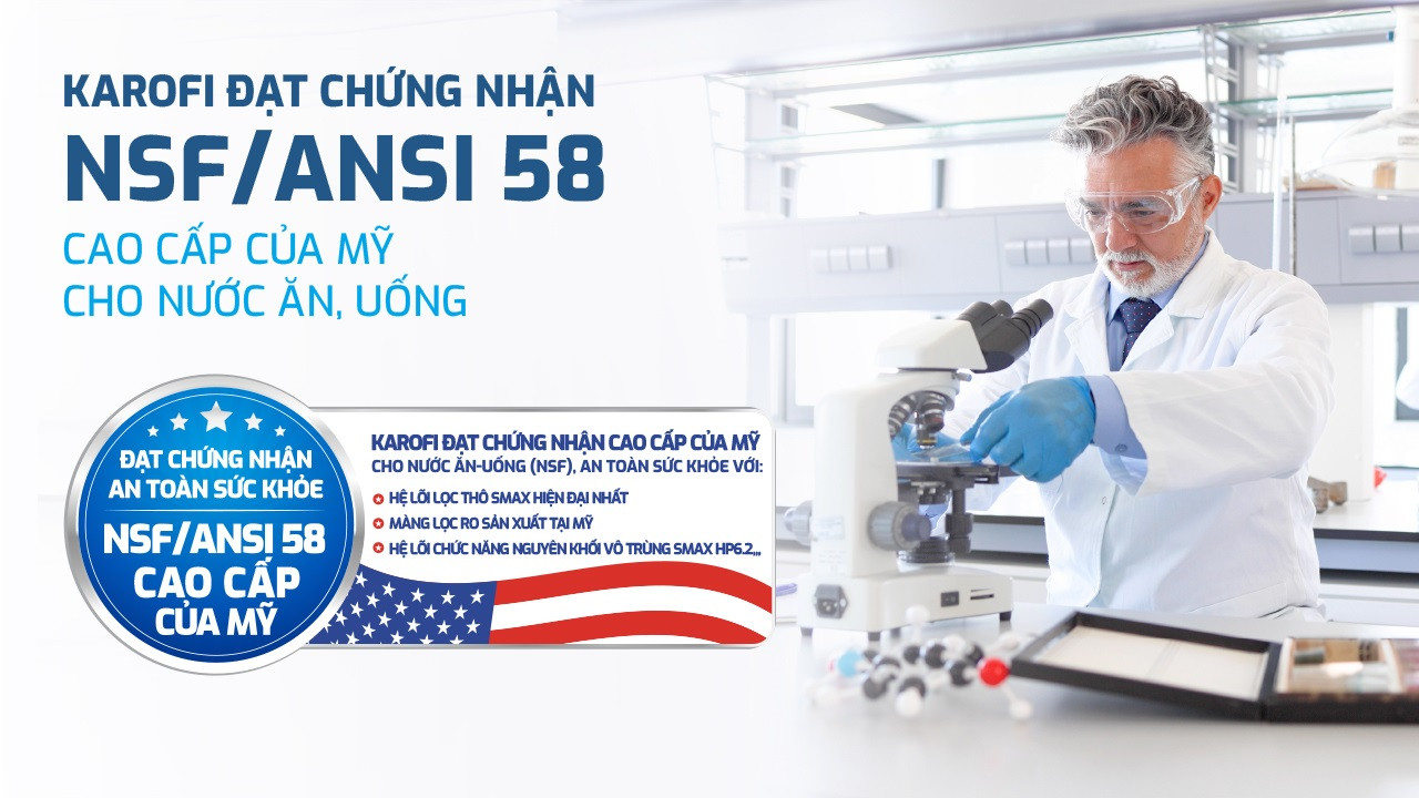 Máy lọc nước RO Karofi KAQ-GA39