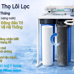 Bộ lọc nước đầu nguồn 2 Cấp – 2 Cốc Béo, 1 Đèn UV