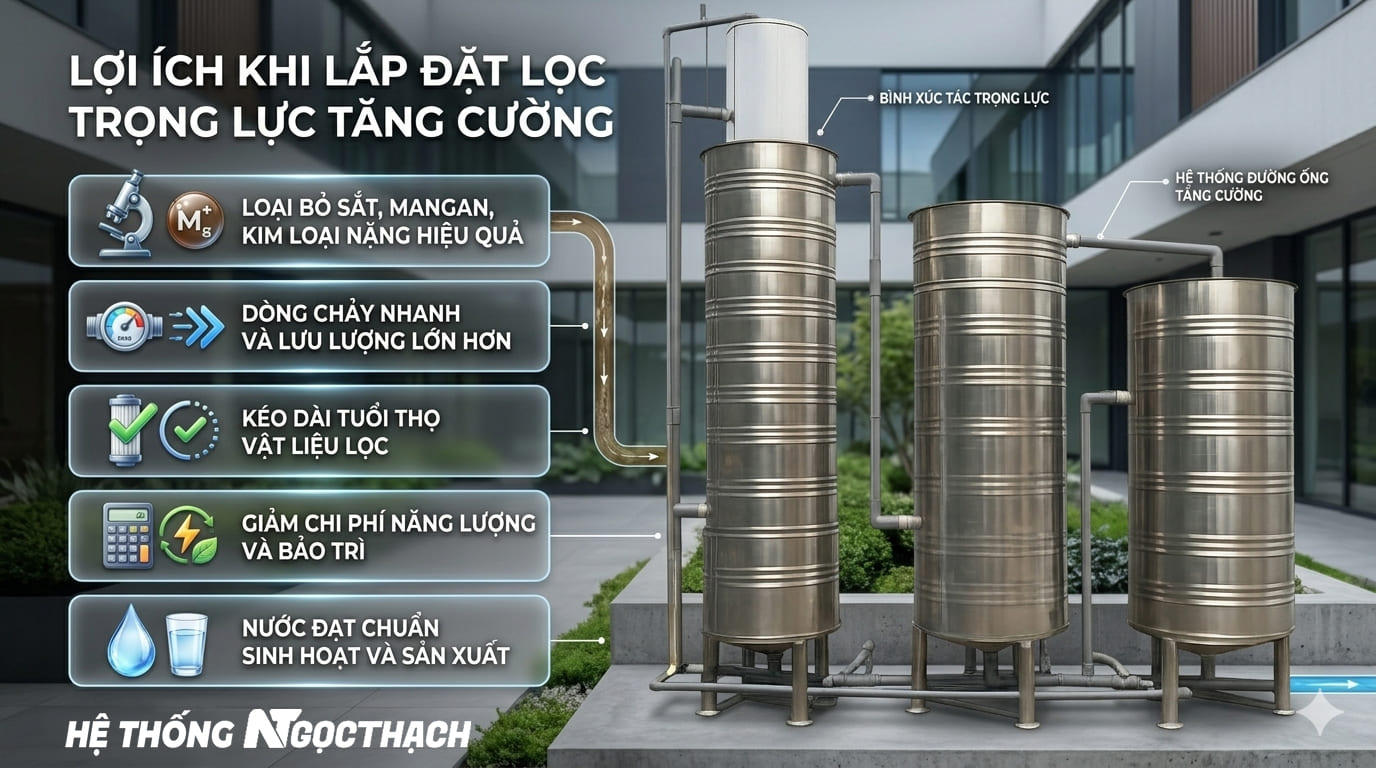 Lọc tổng đầu nguồn - Lọc trọng lực tăng cường