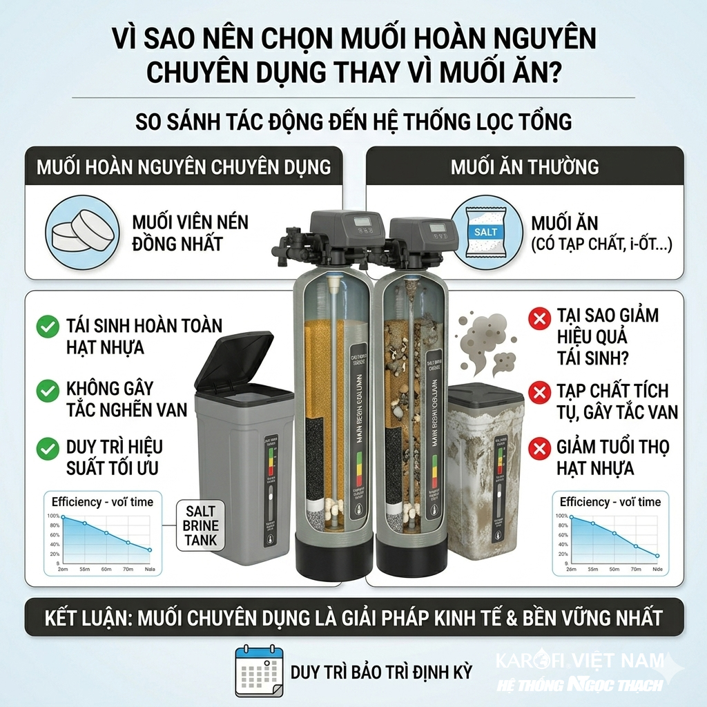 Muối hoàn nguyên lọc tổng 25kg