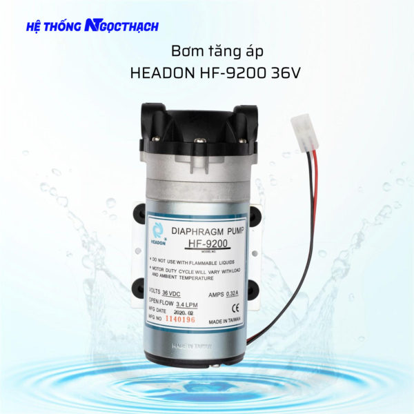 Bơm tăng áp HEADON Đài Loan HF-9200 36V | Bơm HF-9200