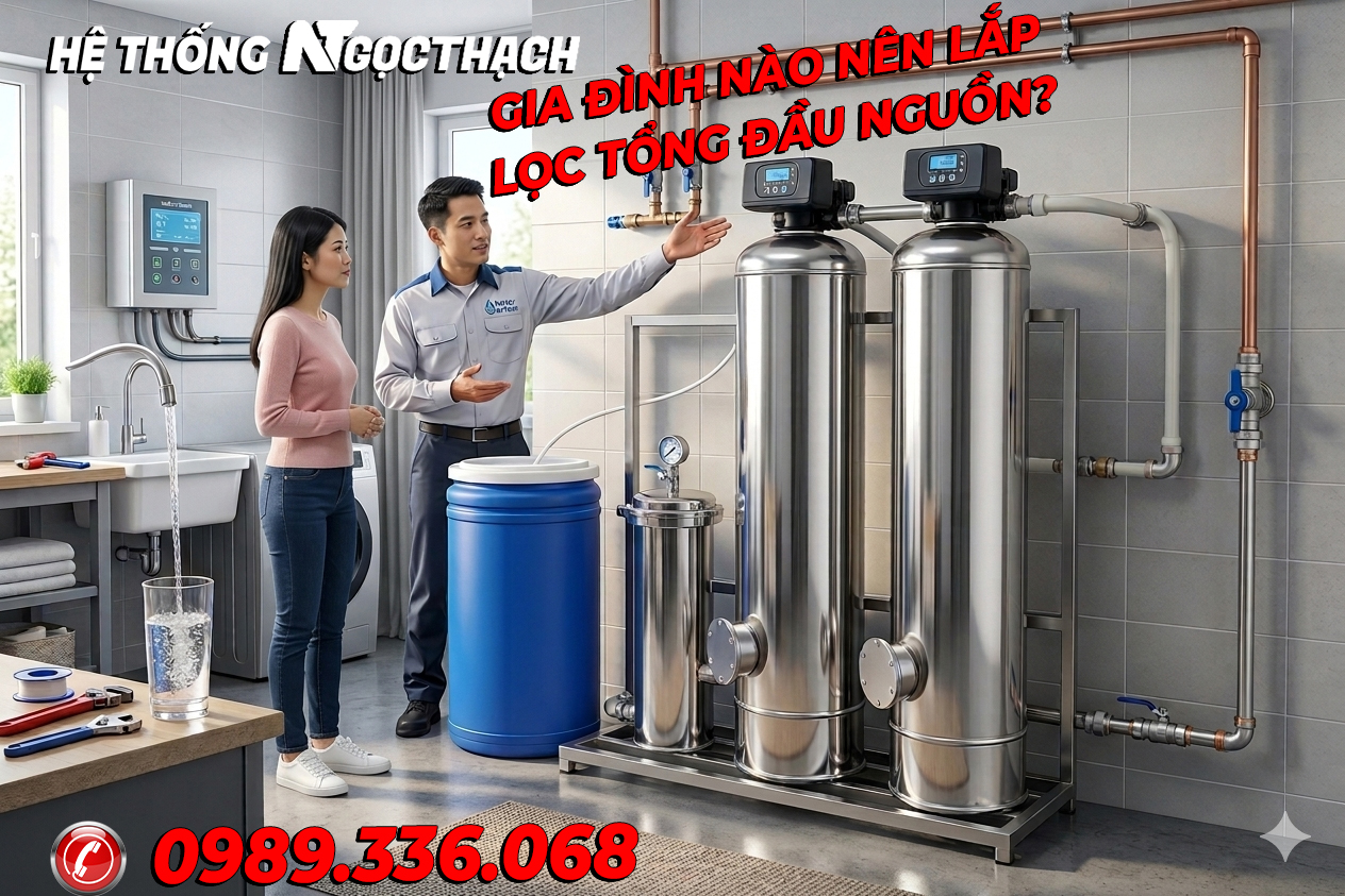 Lọc tổng đầu nguồn là gì? Có cần thiết cho gia đình không?