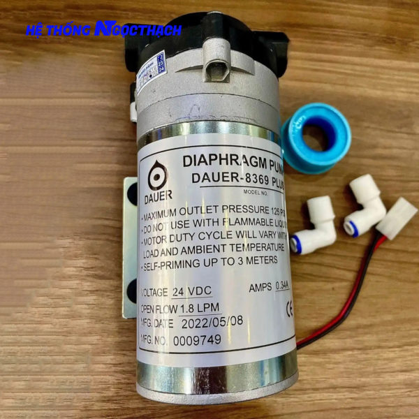 Bơm tăng áp Diaphragm Pump DAUER 24V 8369 Plus | Bơm 8369 Plus