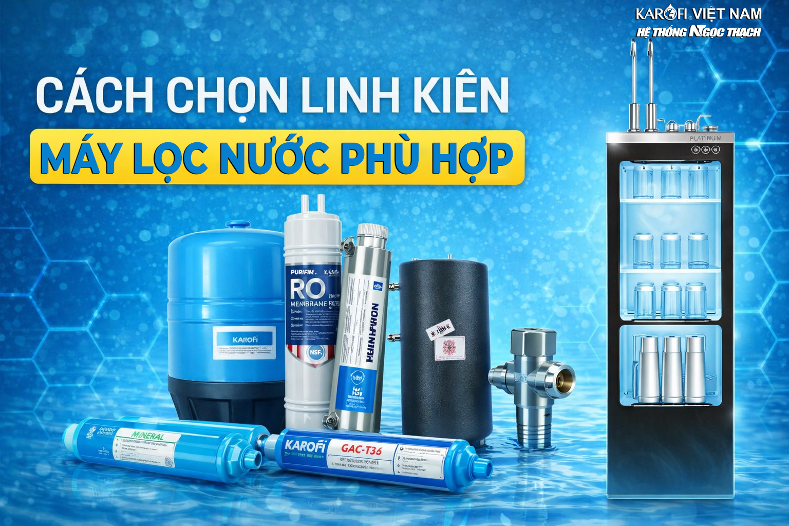 Cách Chọn Linh Kiện Máy Lọc Nước Phù Hợp
