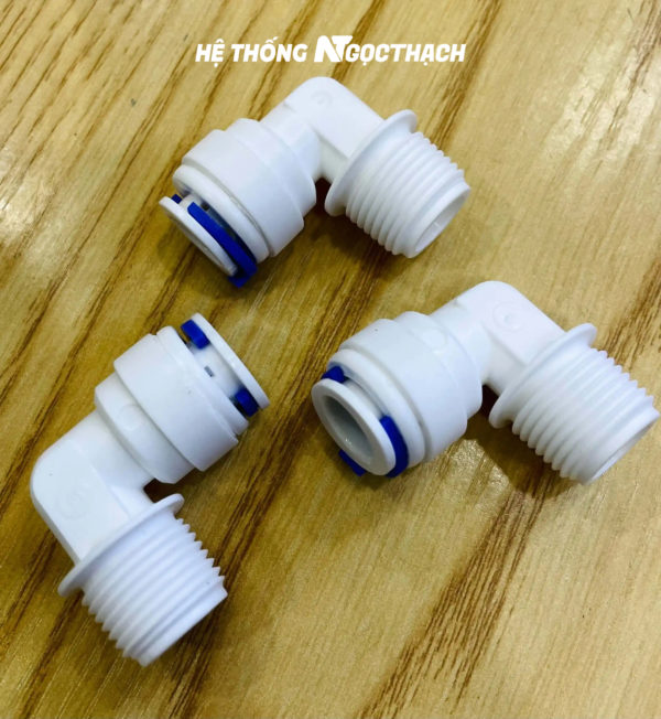 Co nối nhanh ren ngoài 17-10 cho bơm