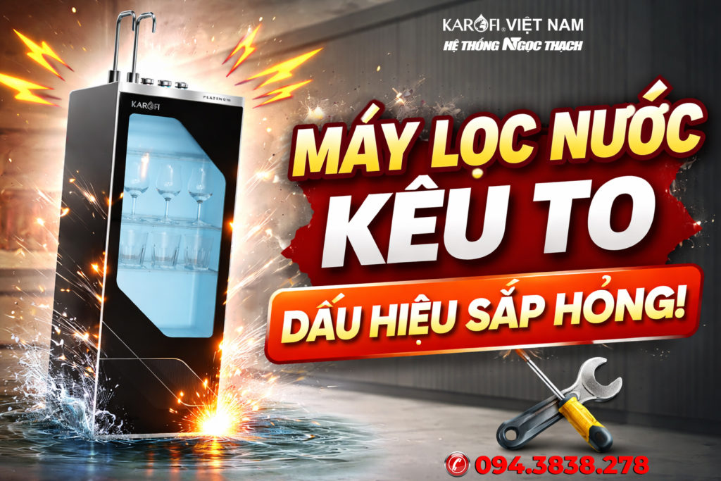 Máy lọc nước kêu to – dấu hiệu sắp hỏng mà nhiều người bỏ qua