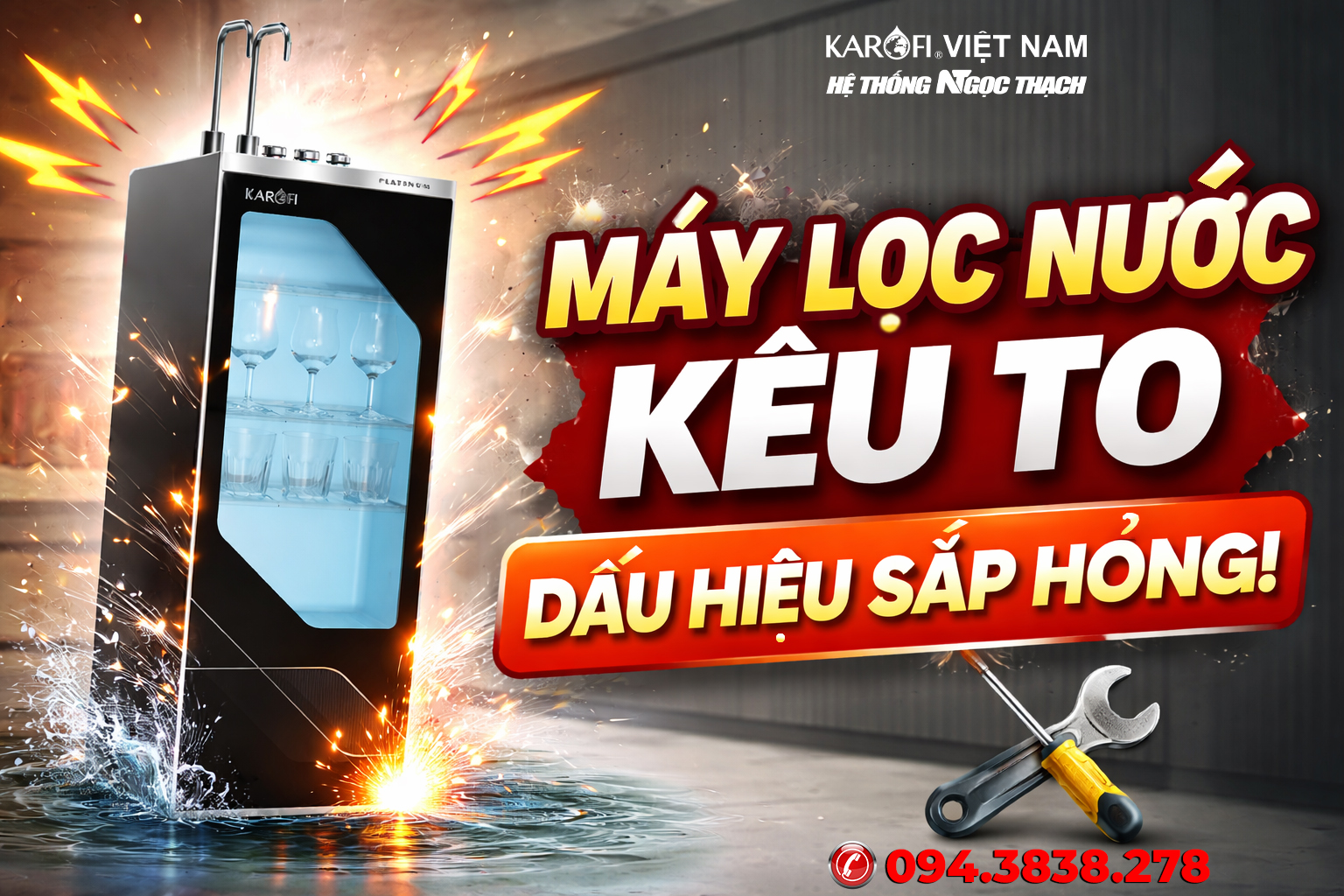 Máy lọc nước kêu to – dấu hiệu sắp hỏng mà nhiều người bỏ qua