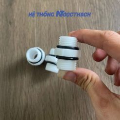 Kép 21 - Kép ren nhựa 21 - Nối 2 đầu ren ngoài nhựa an toàn chịu nhiệt có ron