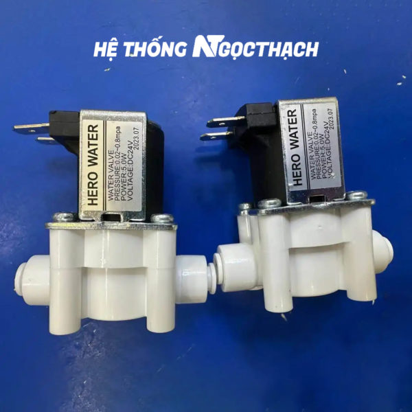 Van điện từ Water nối nhanh – Zắc – 24V