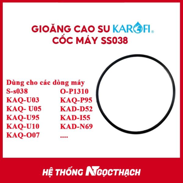 Ron/ zoăng/ gioăng cao su cốc lọc nước cho máy Ss038, KAQ-U95, U-05, U-03, O07, O-P1310, KAQ-P95, KAD-D52,...